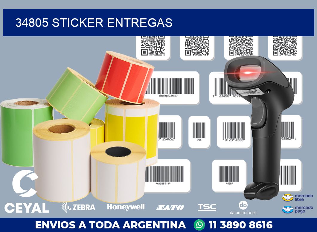 34805 STICKER ENTREGAS