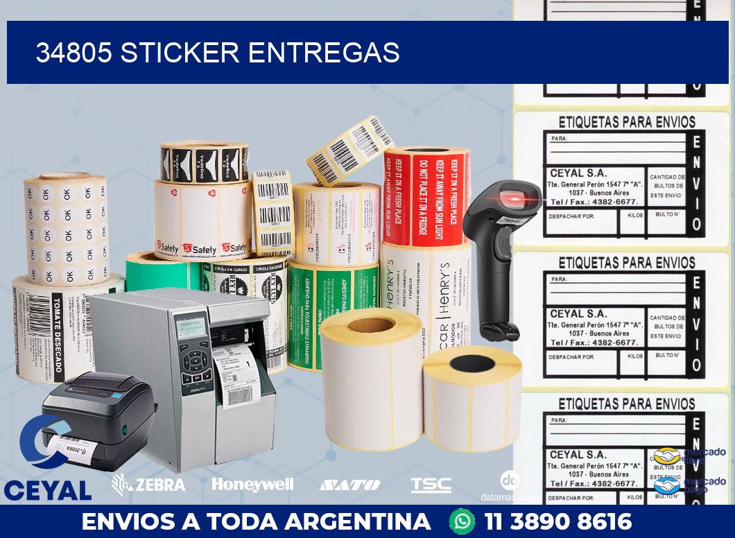 34805 STICKER ENTREGAS