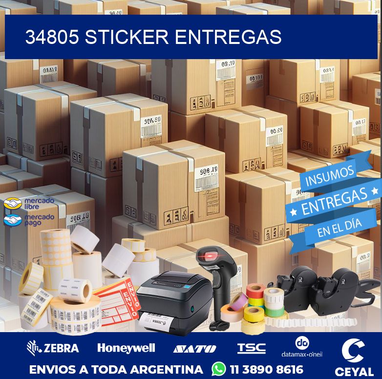 34805 STICKER ENTREGAS