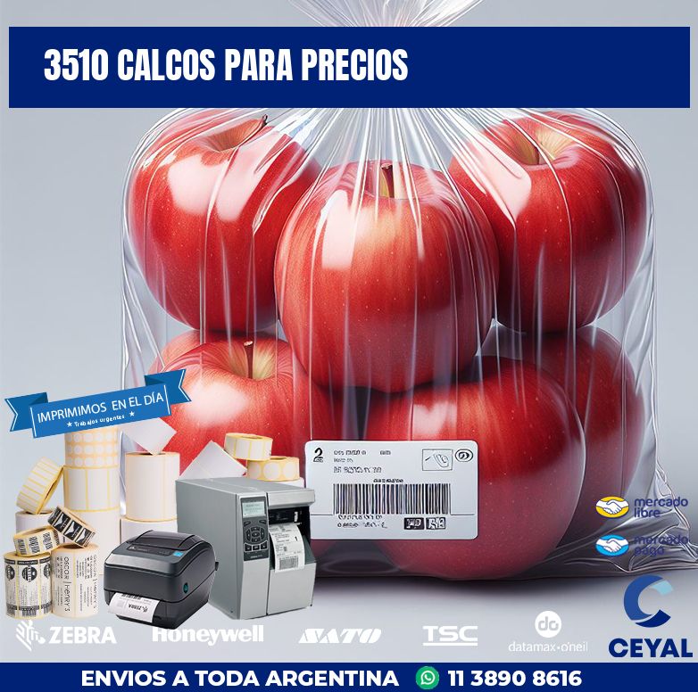 3510 CALCOS PARA PRECIOS