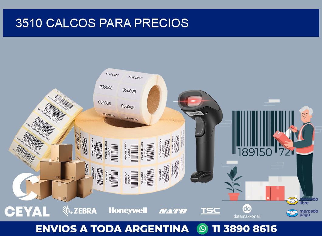 3510 CALCOS PARA PRECIOS