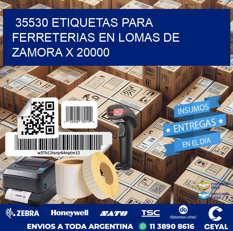 35530 ETIQUETAS PARA FERRETERIAS EN LOMAS DE ZAMORA X 20000