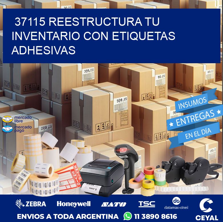 37115 REESTRUCTURA TU INVENTARIO CON ETIQUETAS ADHESIVAS