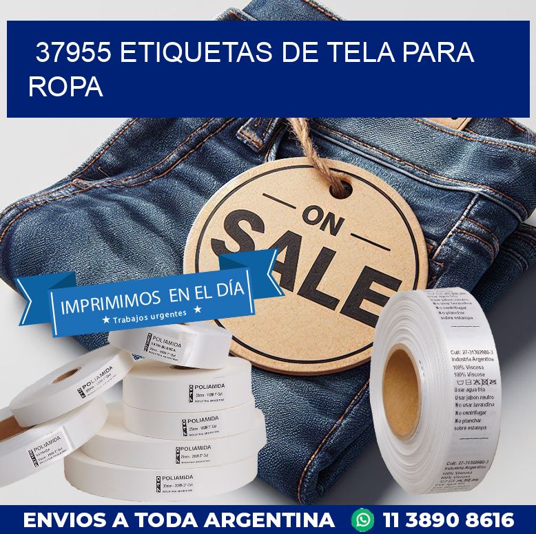 37955 ETIQUETAS DE TELA PARA ROPA