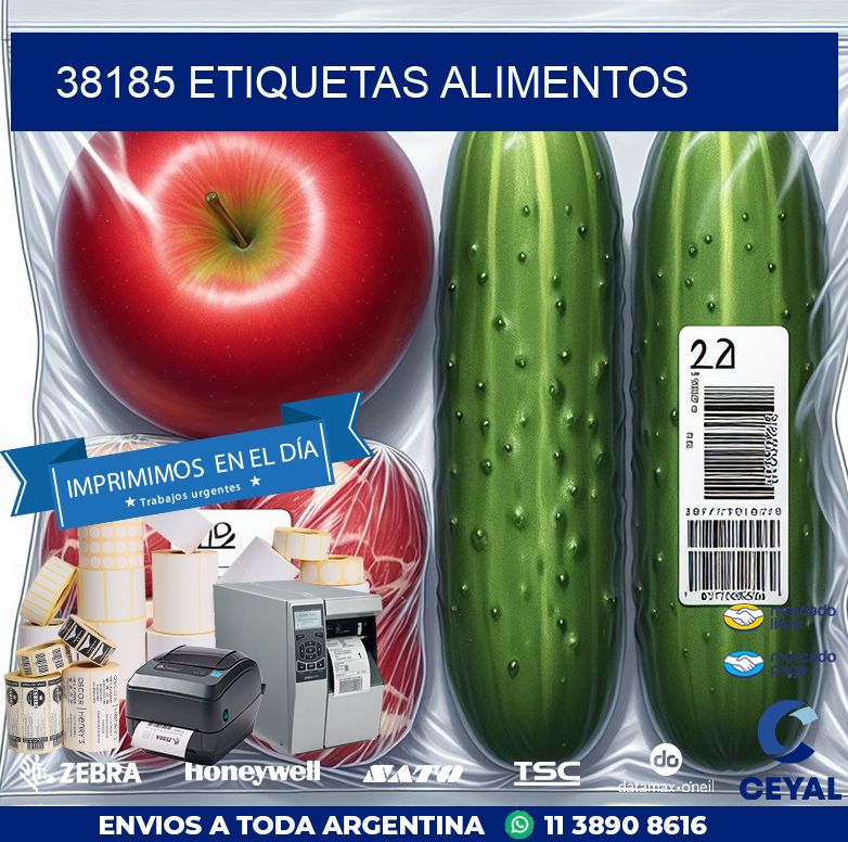 38185 ETIQUETAS ALIMENTOS
