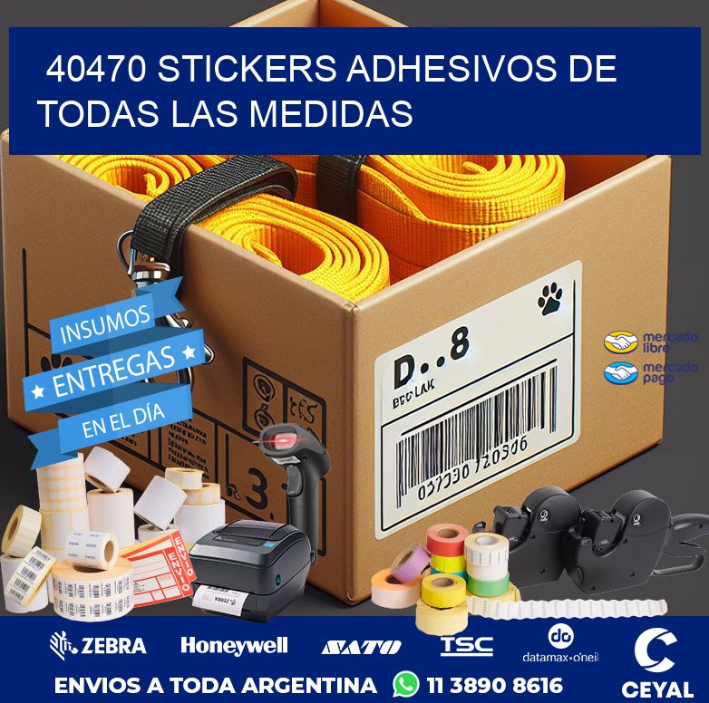 40470 STICKERS ADHESIVOS DE TODAS LAS MEDIDAS