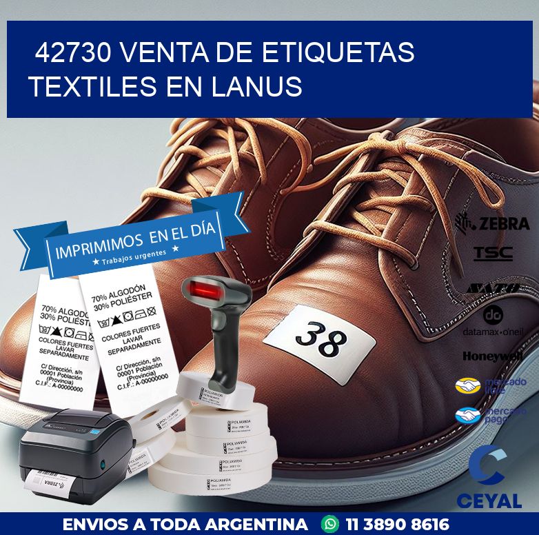 42730 VENTA DE ETIQUETAS TEXTILES EN LANUS
