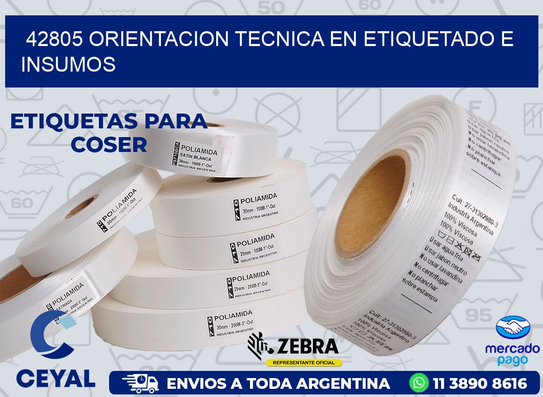 42805 ORIENTACION TECNICA EN ETIQUETADO E INSUMOS