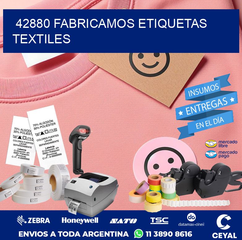 42880 FABRICAMOS ETIQUETAS TEXTILES