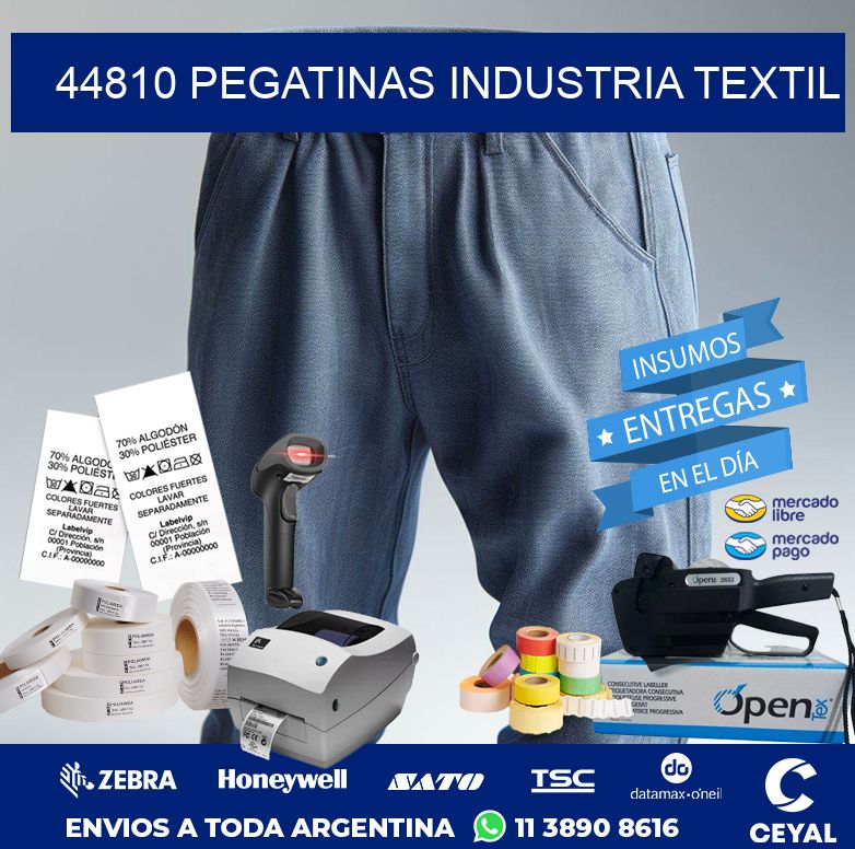 44810 PEGATINAS INDUSTRIA TEXTIL