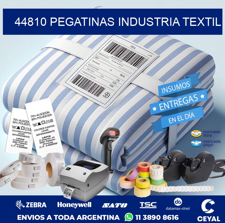 44810 PEGATINAS INDUSTRIA TEXTIL