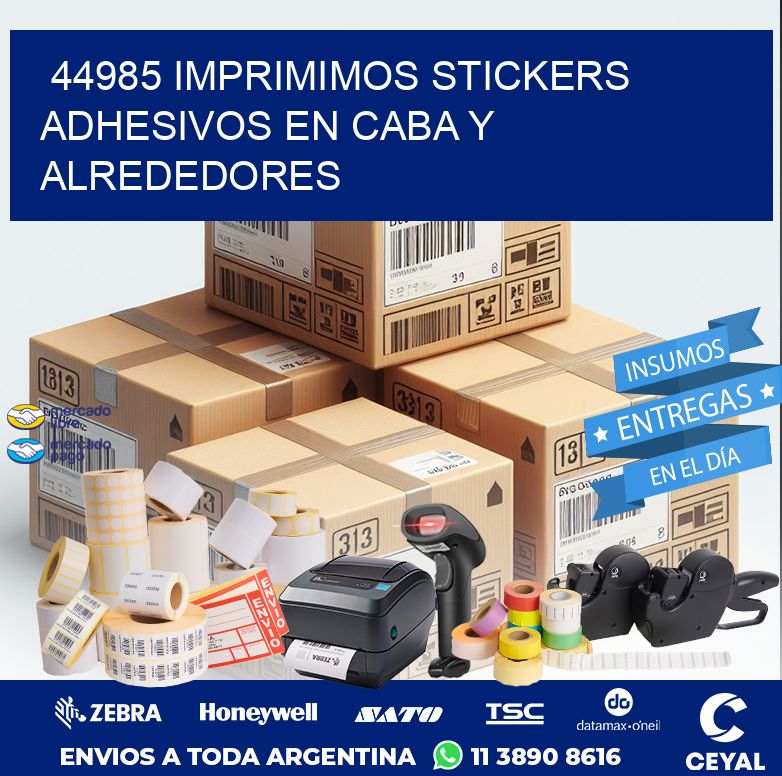 44985 IMPRIMIMOS STICKERS ADHESIVOS EN CABA Y ALREDEDORES