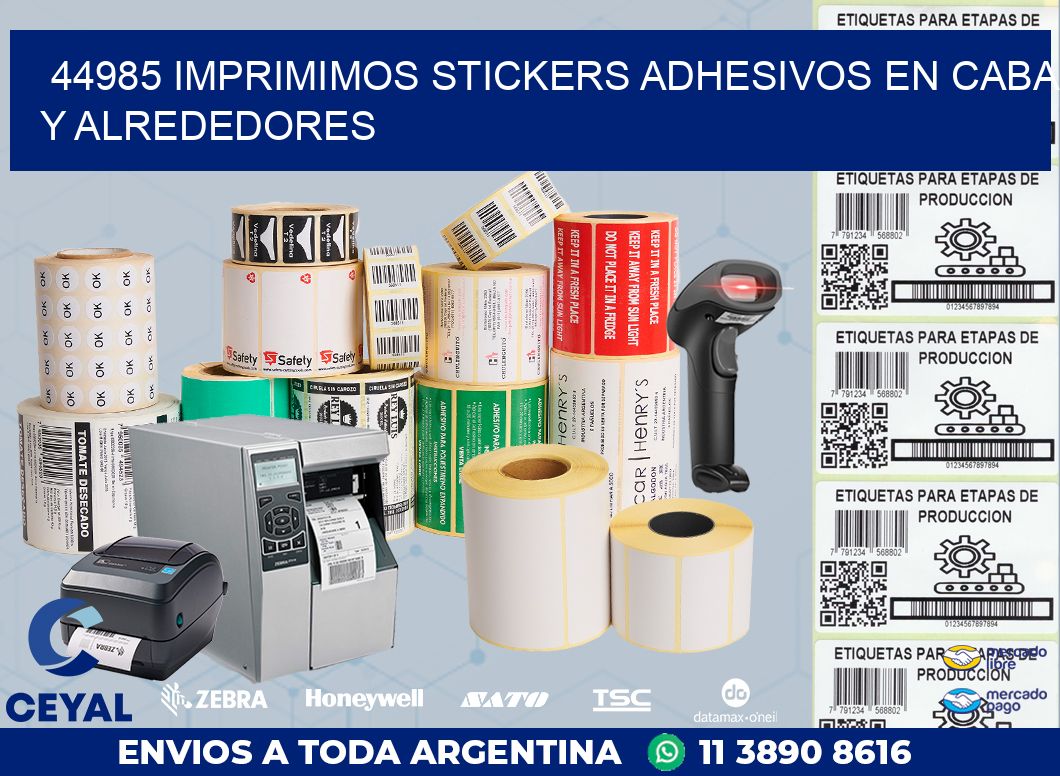 44985 IMPRIMIMOS STICKERS ADHESIVOS EN CABA Y ALREDEDORES