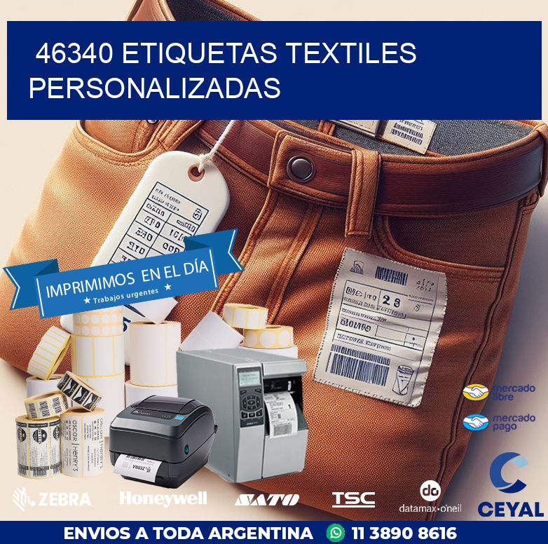 46340 ETIQUETAS TEXTILES PERSONALIZADAS