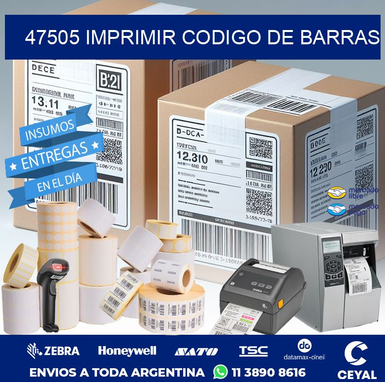 47505 IMPRIMIR CODIGO DE BARRAS