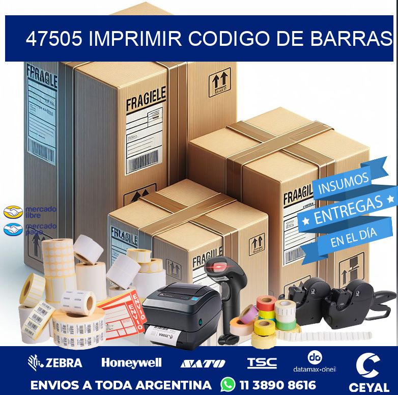 47505 IMPRIMIR CODIGO DE BARRAS