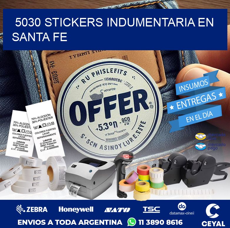 5030 STICKERS INDUMENTARIA EN SANTA FE