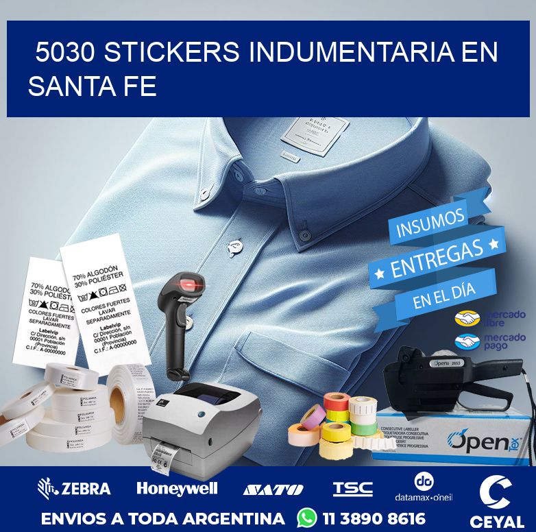 5030 STICKERS INDUMENTARIA EN SANTA FE