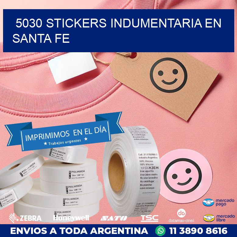 5030 STICKERS INDUMENTARIA EN SANTA FE