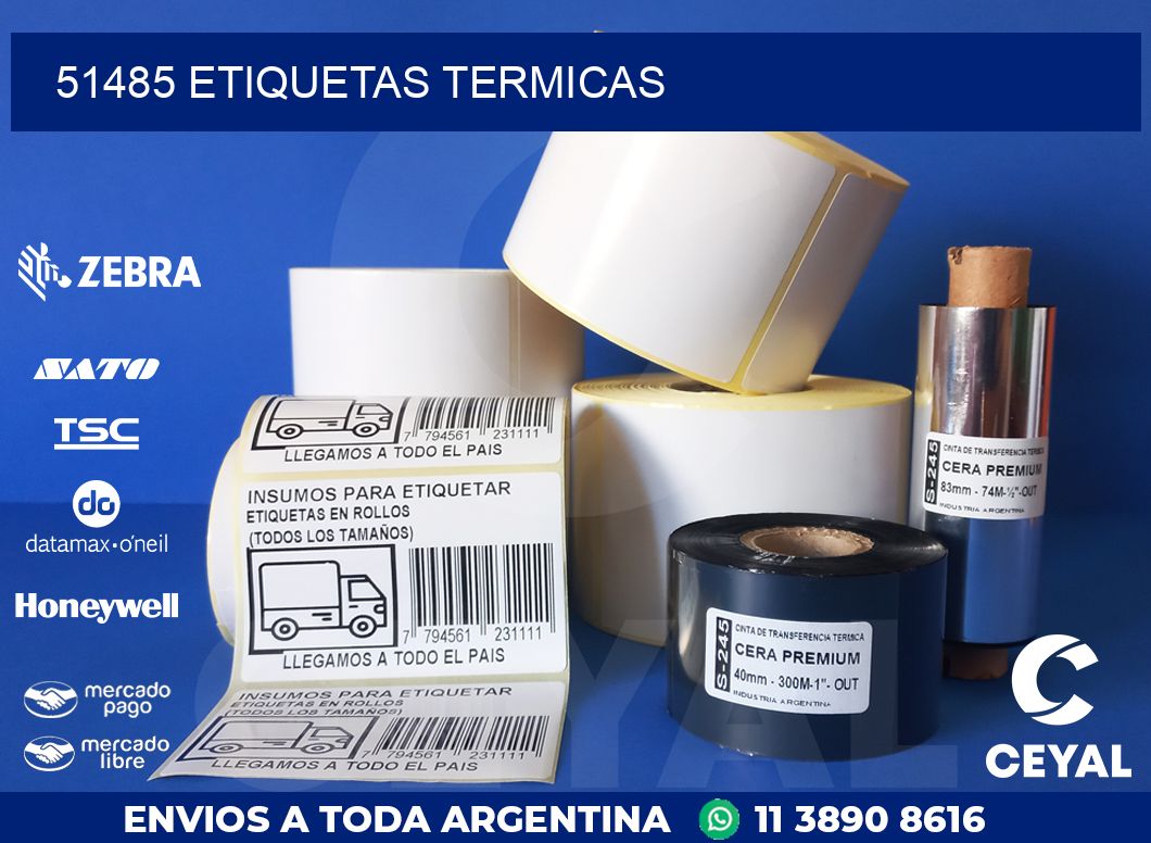 51485 ETIQUETAS TERMICAS