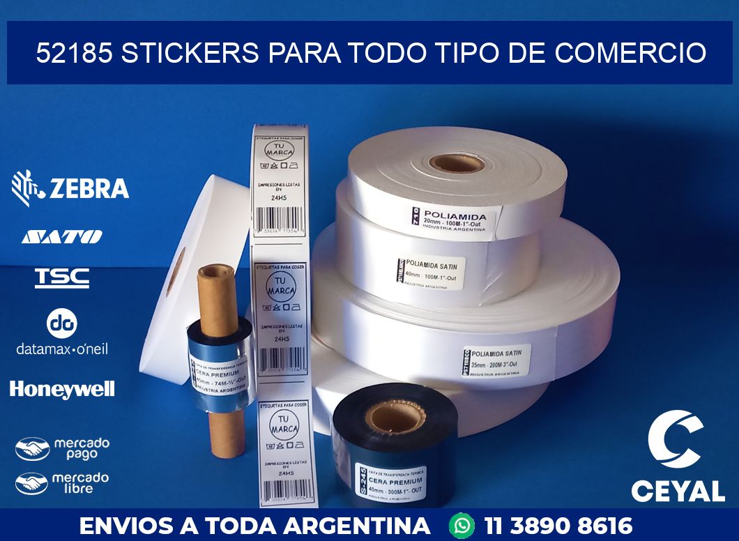 52185 STICKERS PARA TODO TIPO DE COMERCIO