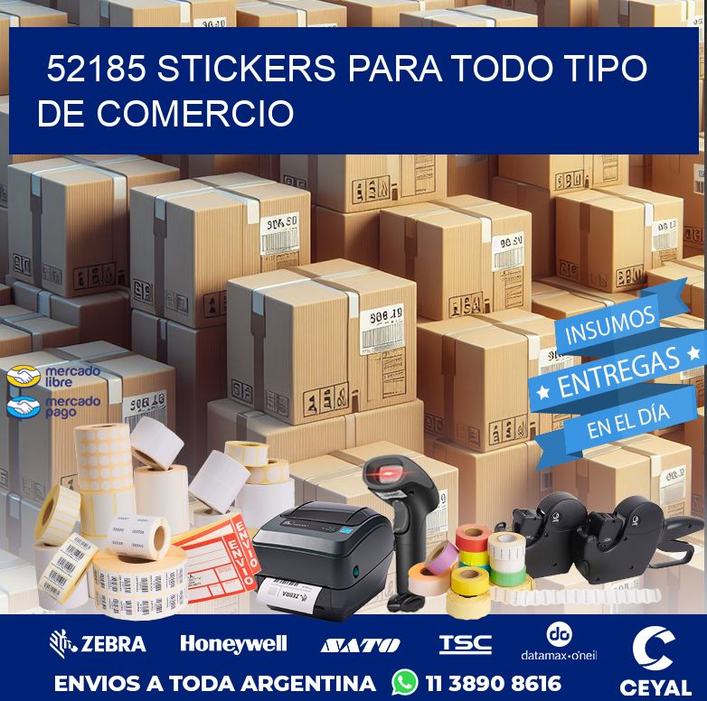 52185 STICKERS PARA TODO TIPO DE COMERCIO