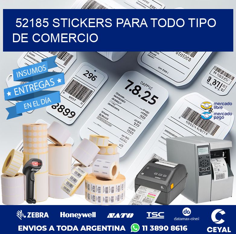 52185 STICKERS PARA TODO TIPO DE COMERCIO