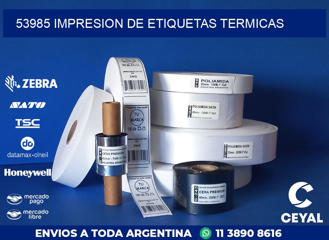 53985 IMPRESION DE ETIQUETAS TERMICAS