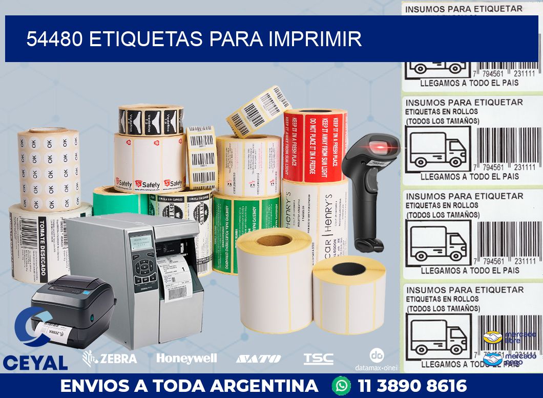 54480 ETIQUETAS PARA IMPRIMIR