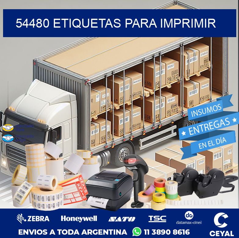 54480 ETIQUETAS PARA IMPRIMIR