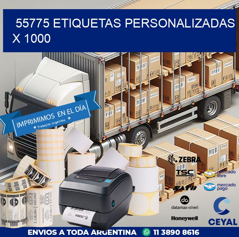 55775 ETIQUETAS PERSONALIZADAS X 1000