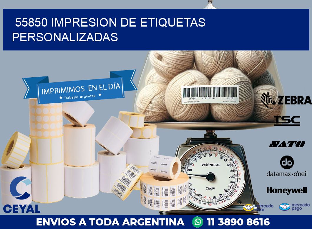 55850 IMPRESION DE ETIQUETAS PERSONALIZADAS