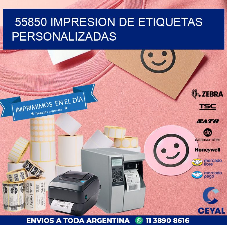 55850 IMPRESION DE ETIQUETAS PERSONALIZADAS
