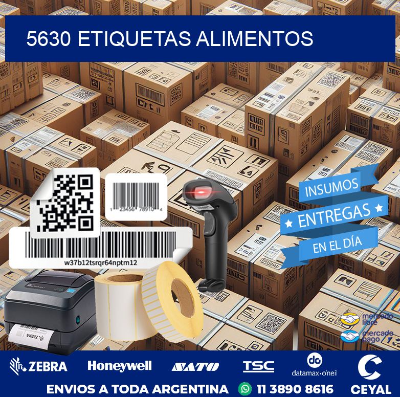 5630 ETIQUETAS ALIMENTOS