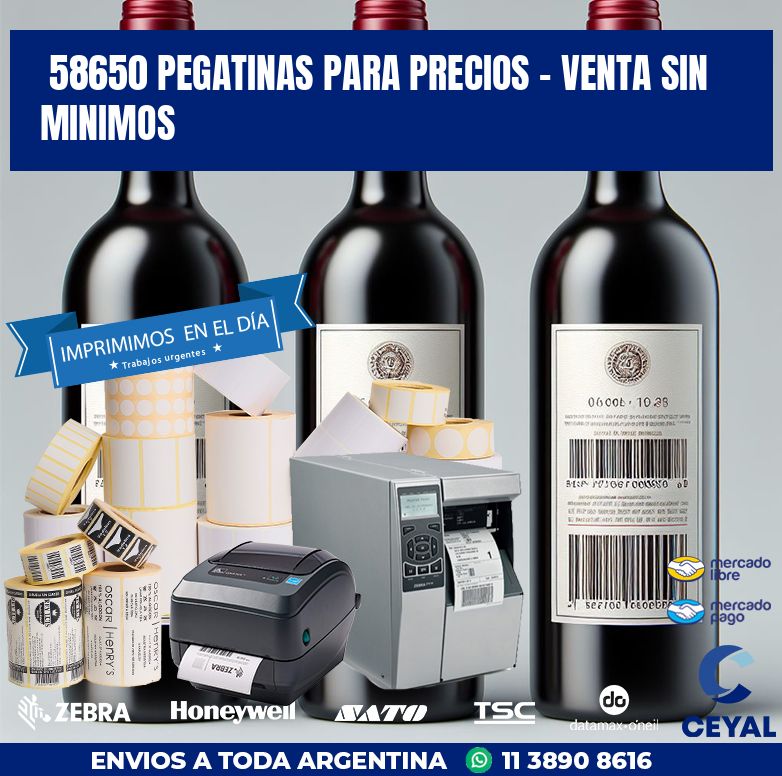 58650 PEGATINAS PARA PRECIOS - VENTA SIN MINIMOS