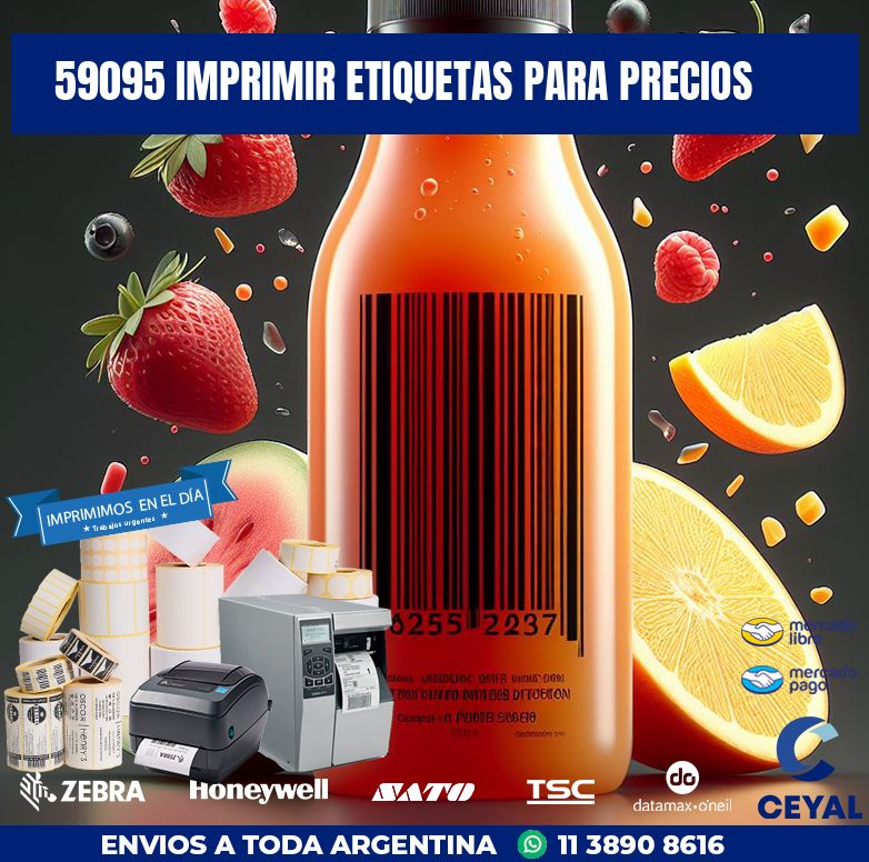 59095 IMPRIMIR ETIQUETAS PARA PRECIOS