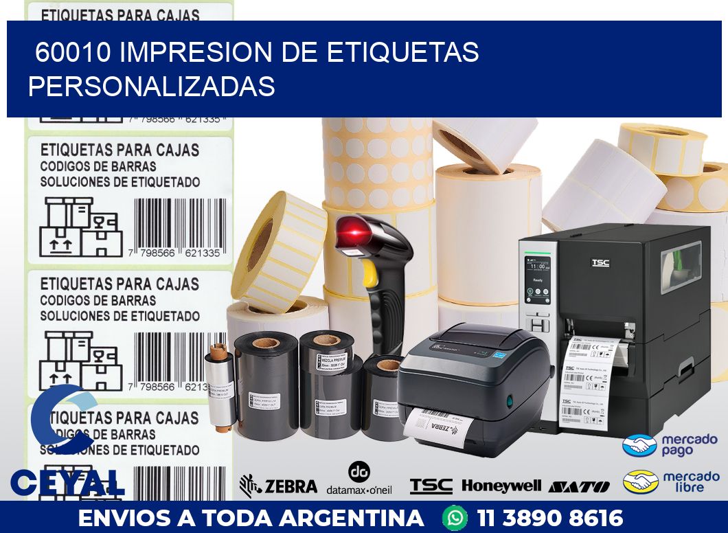 60010 IMPRESION DE ETIQUETAS PERSONALIZADAS