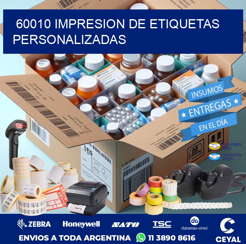 60010 IMPRESION DE ETIQUETAS PERSONALIZADAS