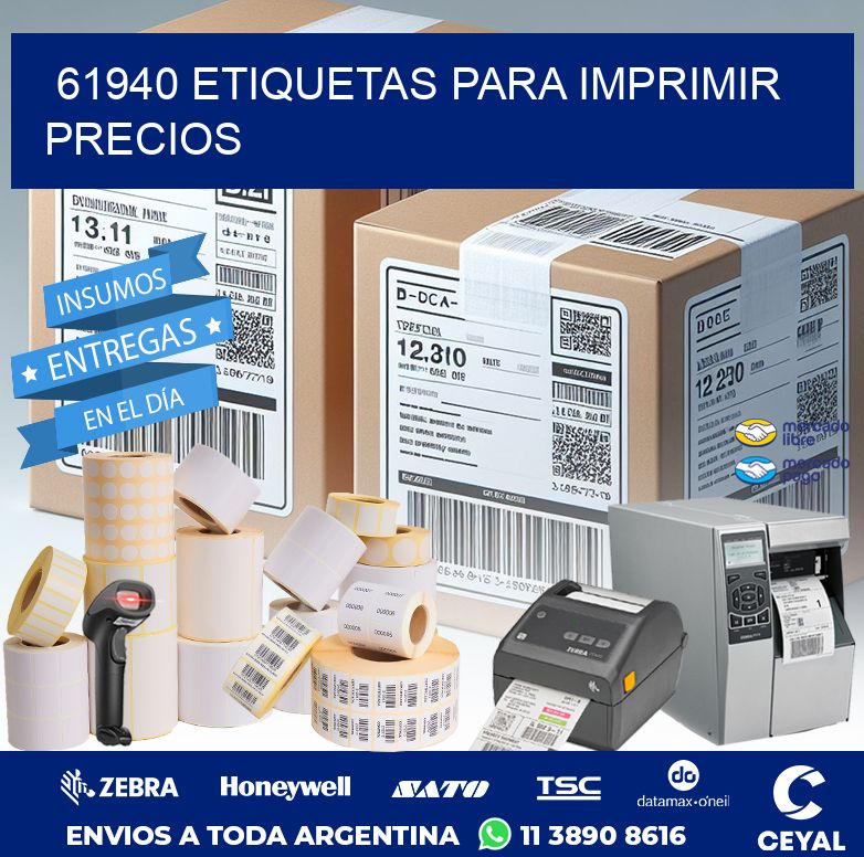 61940 ETIQUETAS PARA IMPRIMIR PRECIOS