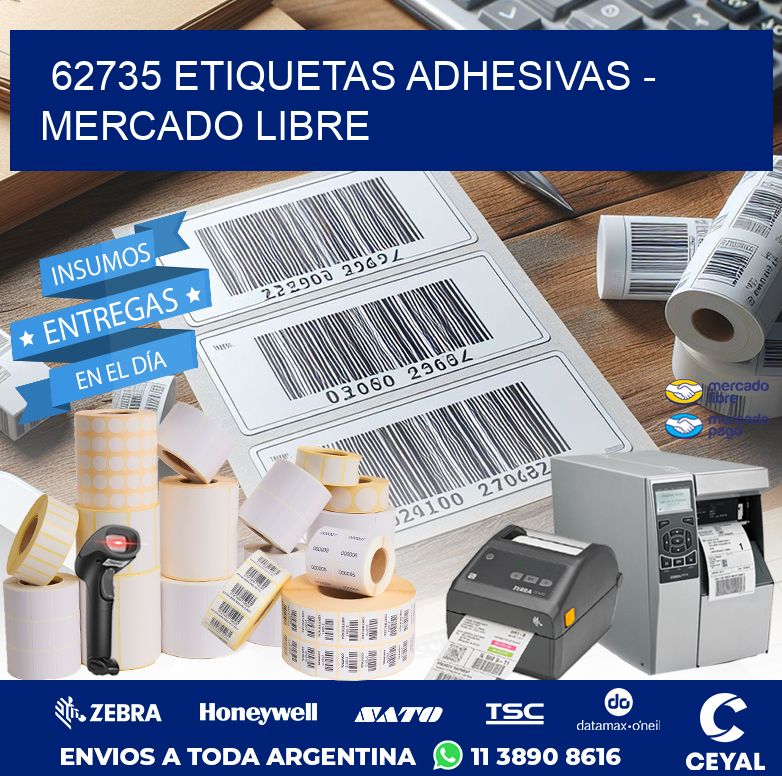 62735 ETIQUETAS ADHESIVAS - MERCADO LIBRE