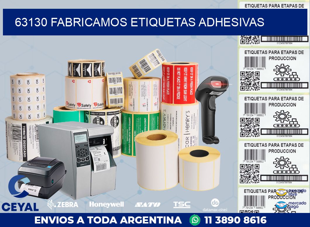 63130 FABRICAMOS ETIQUETAS ADHESIVAS