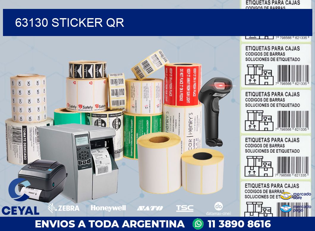 63130 STICKER QR