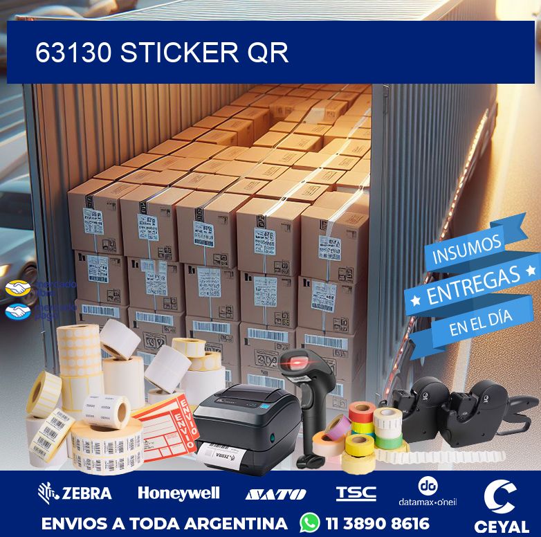 63130 STICKER QR