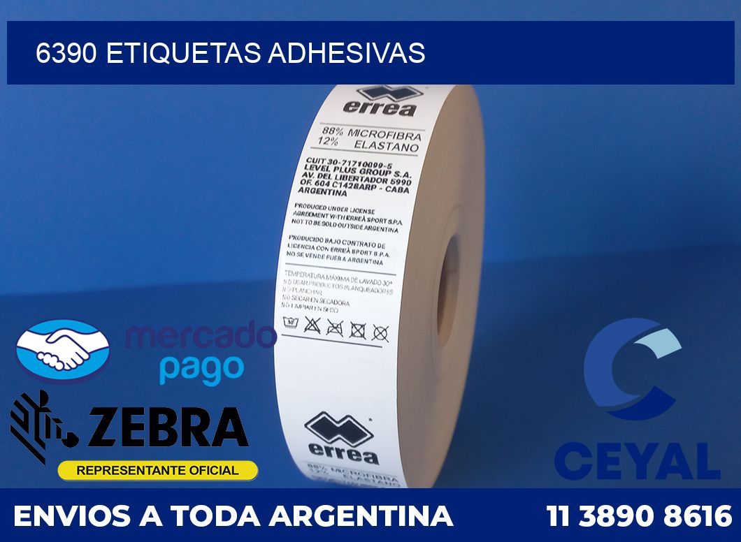 6390 ETIQUETAS ADHESIVAS
