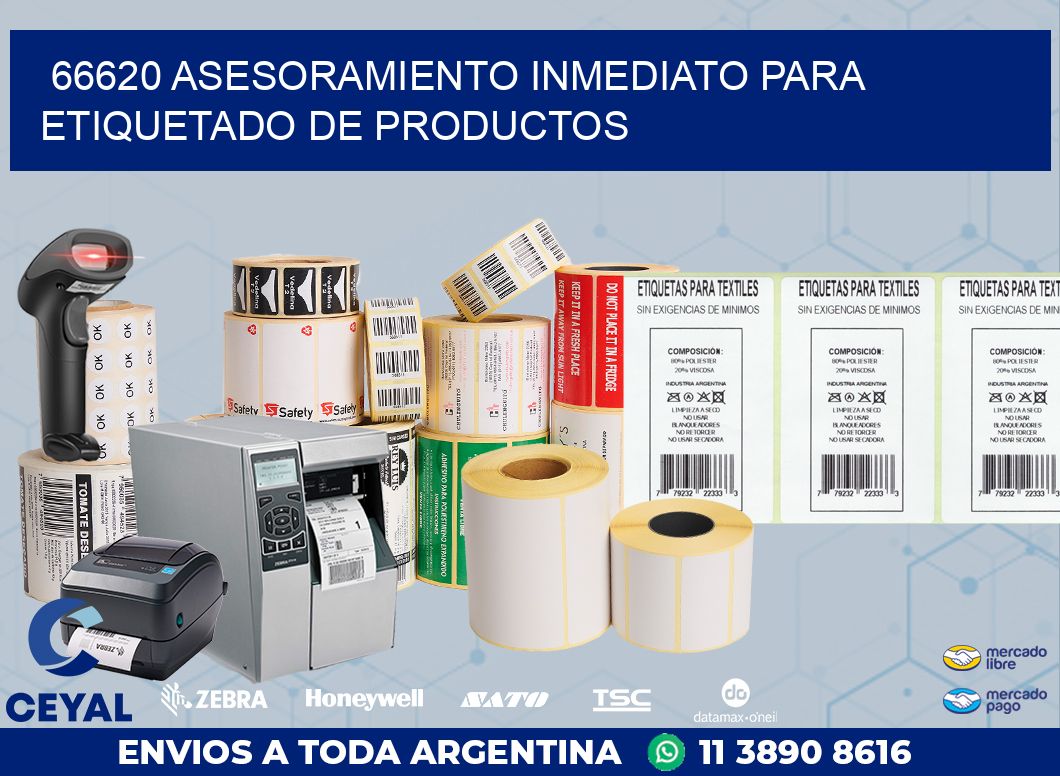 66620 ASESORAMIENTO INMEDIATO PARA ETIQUETADO DE PRODUCTOS