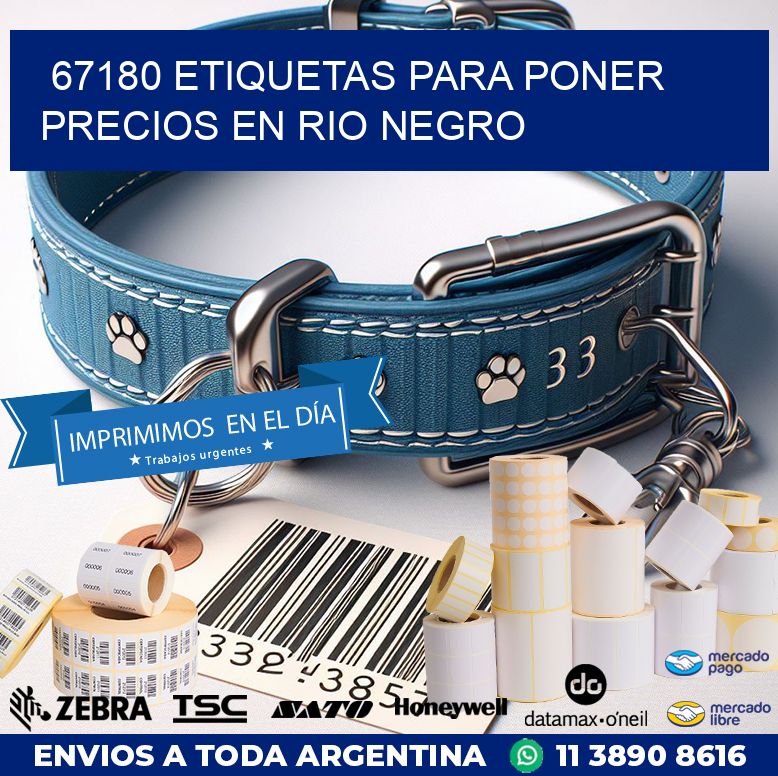 67180 ETIQUETAS PARA PONER PRECIOS EN RIO NEGRO