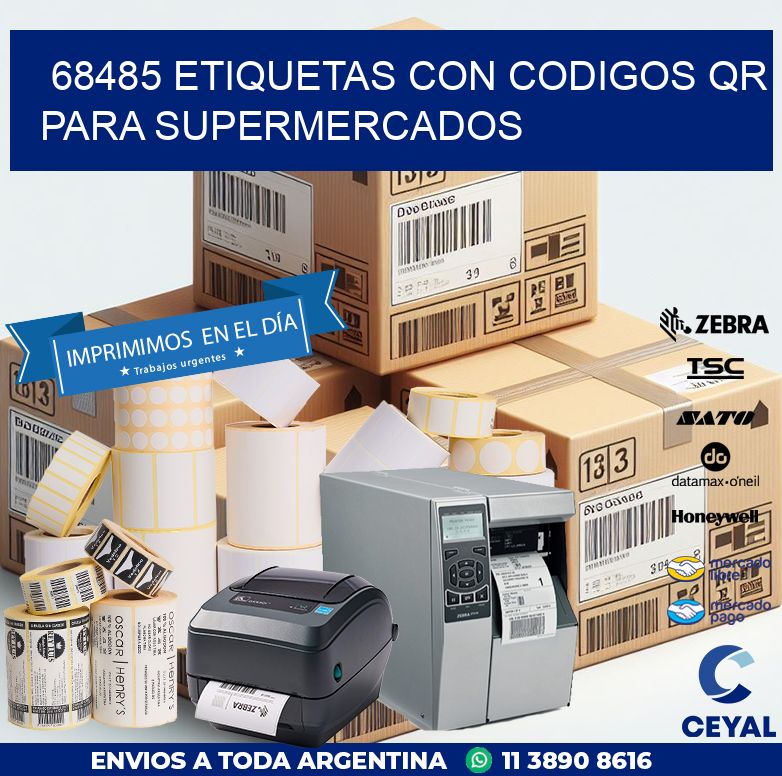 68485 ETIQUETAS CON CODIGOS QR PARA SUPERMERCADOS