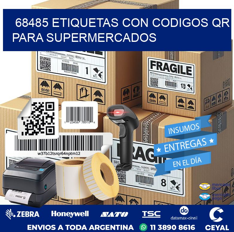 68485 ETIQUETAS CON CODIGOS QR PARA SUPERMERCADOS