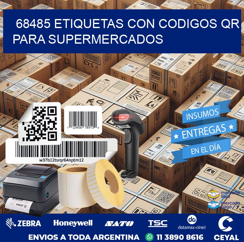 68485 ETIQUETAS CON CODIGOS QR PARA SUPERMERCADOS
