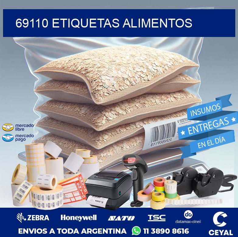 69110 ETIQUETAS ALIMENTOS